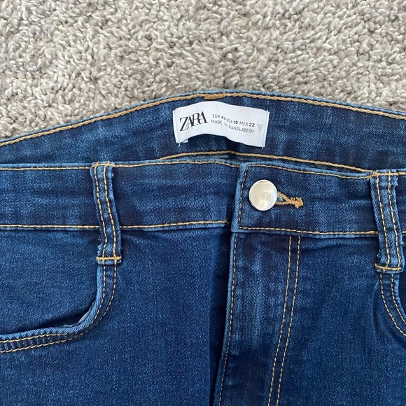 ZARA Skinny Blue Jegging in size 10 - Picture 4 of 4